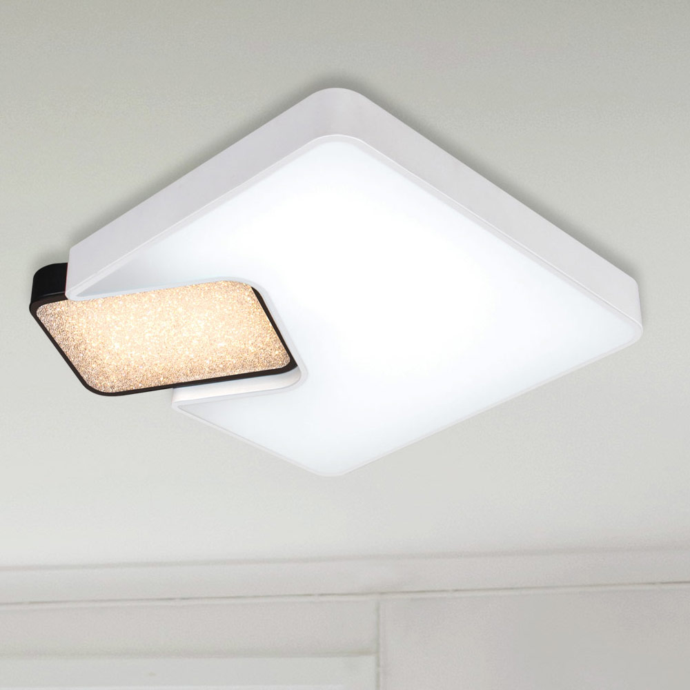 LED 비트방등 50W 주광색+전구색 혼합 안방등 홈 인테리어 조명