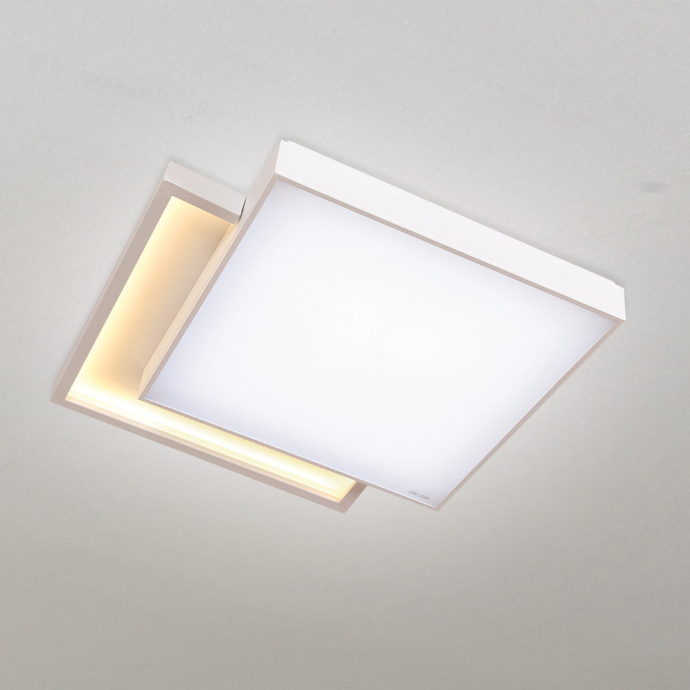 LED 노블 방등 50W 주광색+간접전구색 혼합 인테리어 안방 홈 조명