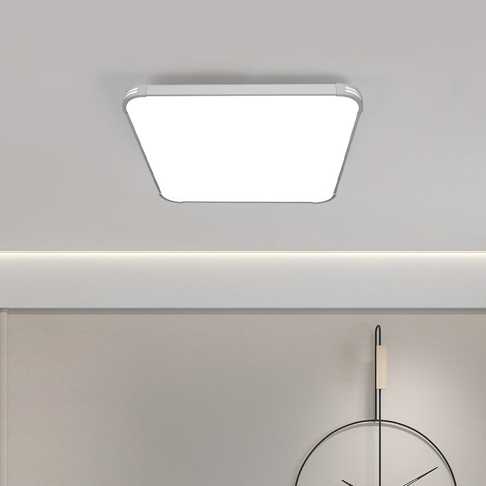 LED 커브 시스템 방등 50W 사각 천장등 인테리어 홈 조명