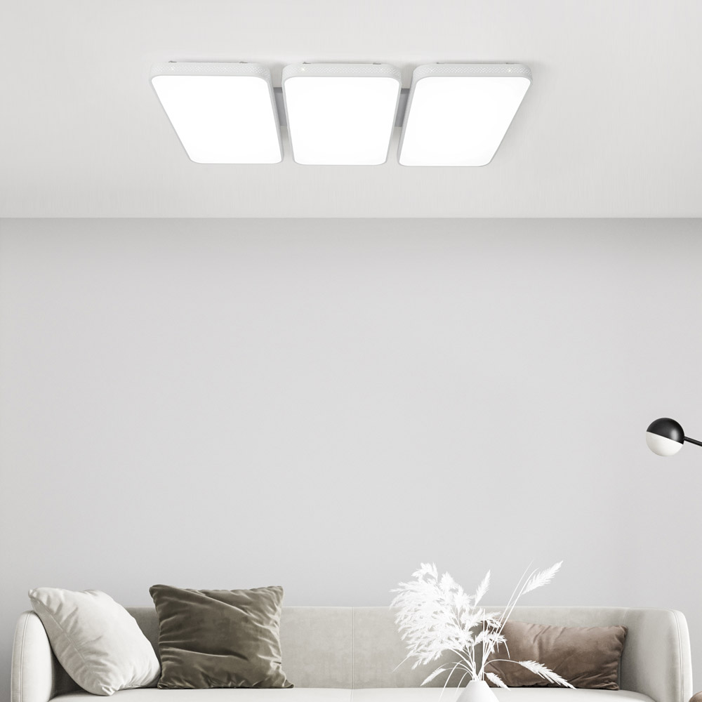 LED 시스템 슬림 패턴 거실 6등 150W 인테리어 홈 조명