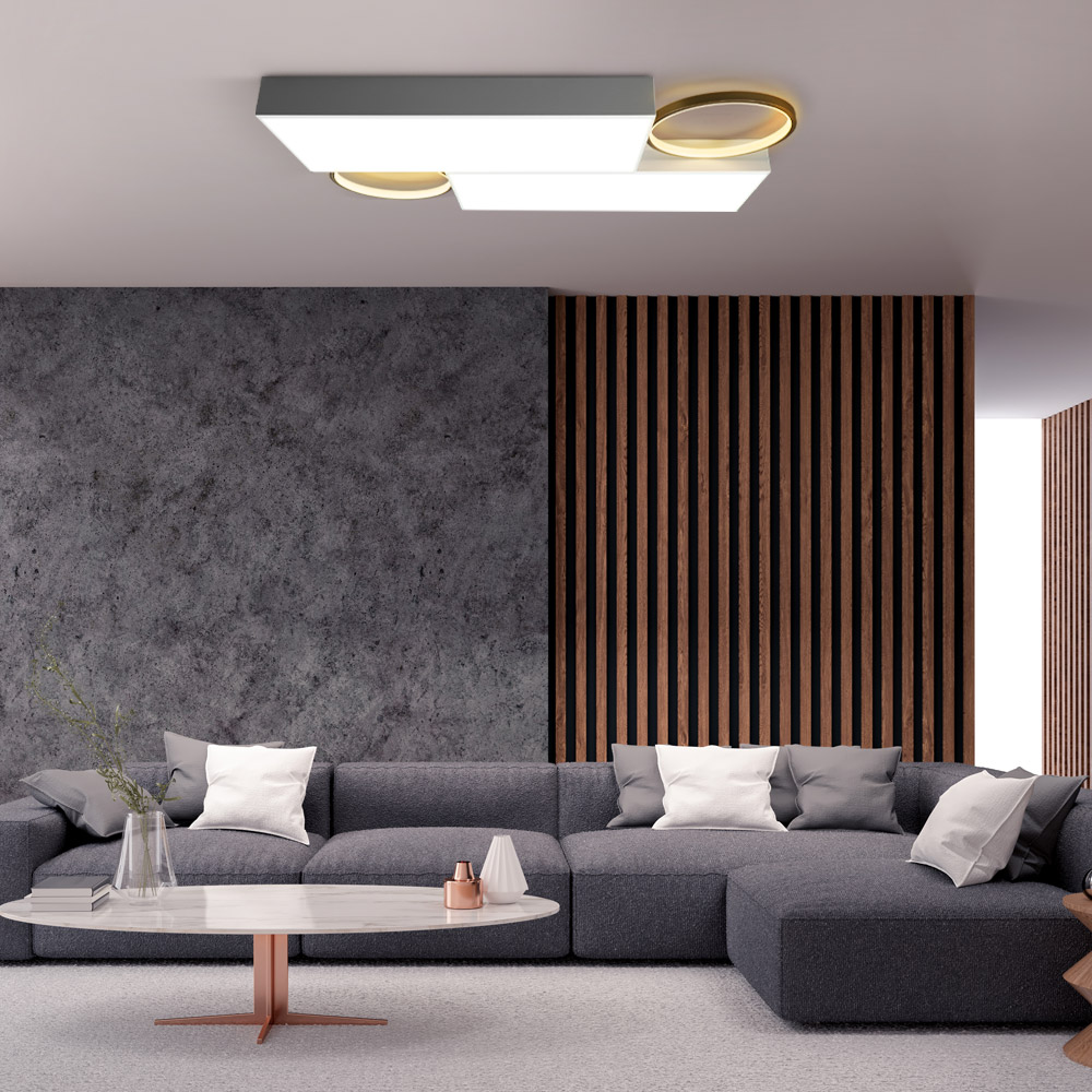 LED 인스타 거실등 125W 혼합색 천장등 홈 조명