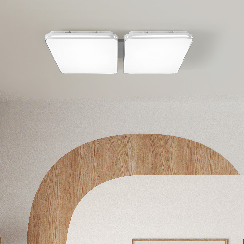 LED 뉴 슬림 하이엔 거실 4등 120W 천장등 인테리어 홈 조명