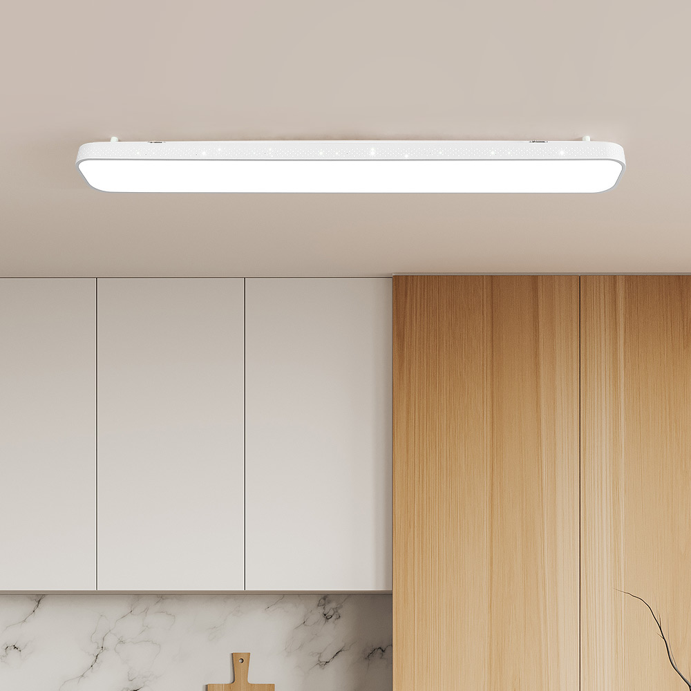 LED 시스템 슬림 패턴 주방등 25W 50W 부엌 일자 등 인테리어 홈 조명