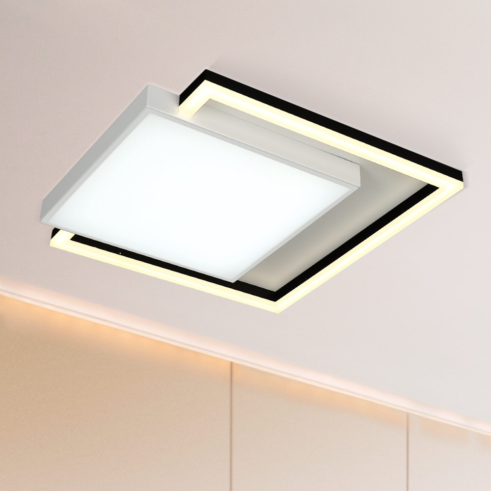 LED 듀오 방등 50W 주광색+전구색 혼합 안방등 인테리어 조명