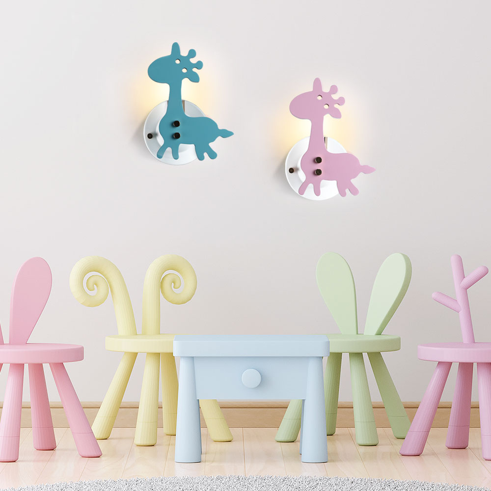 기린 1등 벽등 LED 키즈 벽부등 아기 아이 어린이 방 인테리어 조명